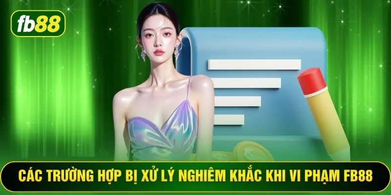 Các trường hợp bị xử lý nghiêm khắc khi vi phạm FB88